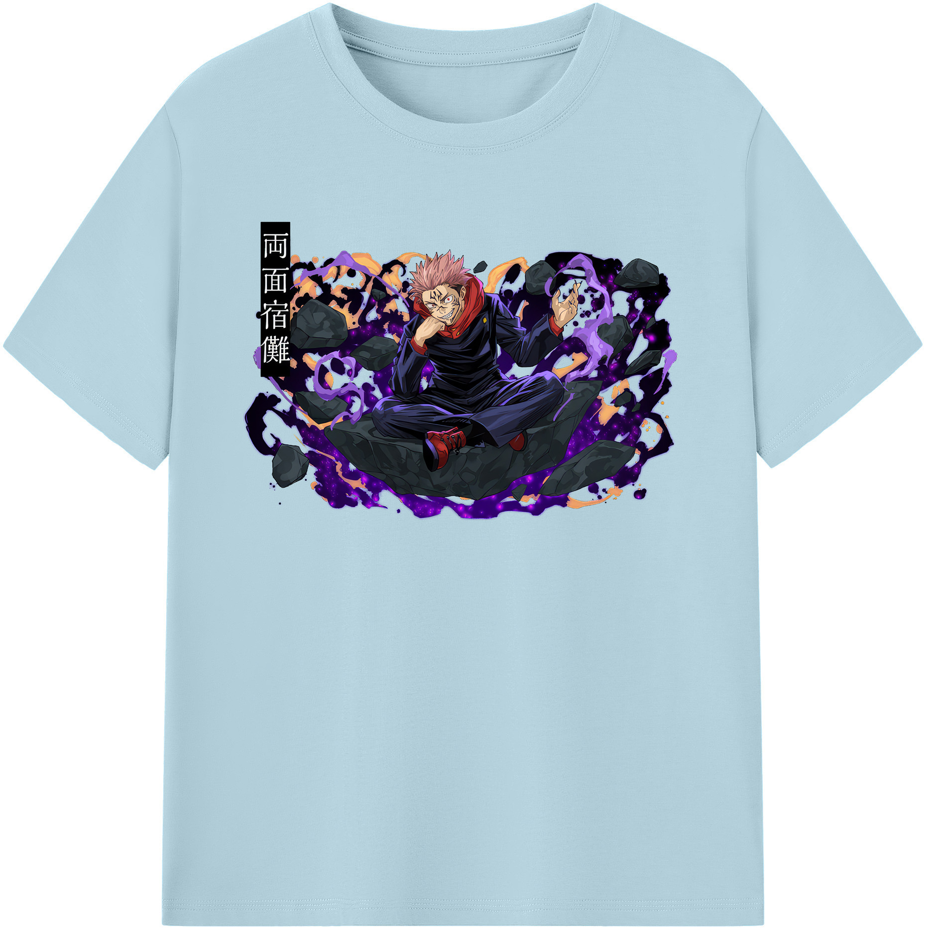 （画像用） 呪術廻戦 Jujutsu Kaisen 綿100％半袖Tシャツ（フロントプリント）